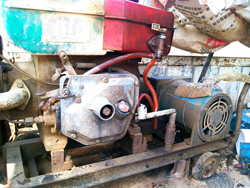 西工单杠柴油机发电机出租